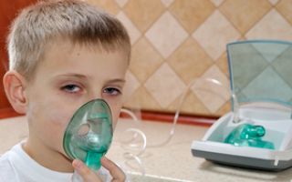 Ингаляция для носа с использованием небулайзера у ребёнка