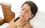 Когда болит горло по ночам: причины, и что необходимо делать