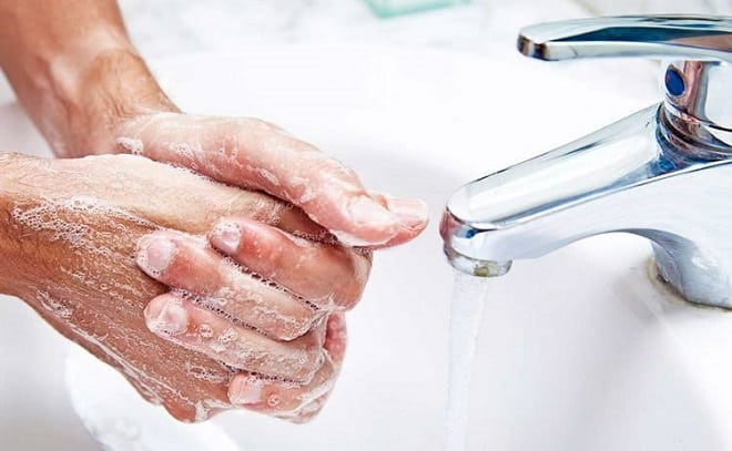 мытье рук воспаление легких