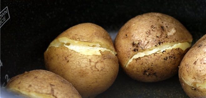Картофель в мундире для ингаляций и лечения красного горла