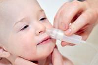 Процедура промывания носа у детей
