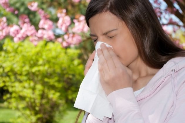 Насморк - один из основных проявлений аллергии