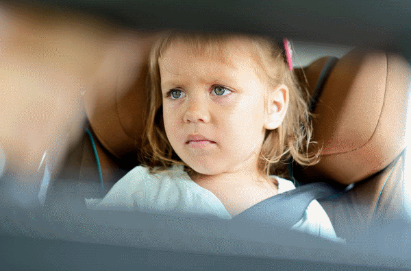 Укачивание ребенка в авто