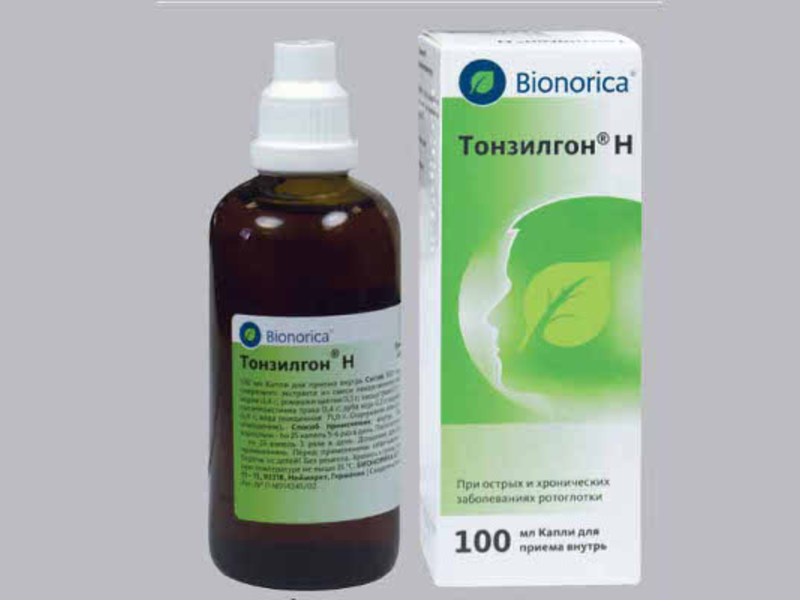 Тонзилгон - растительный препарат для лечения заболеваний горла